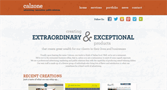 Desktop Screenshot of calzone.com