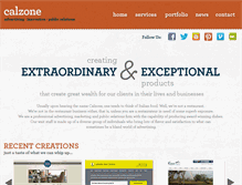 Tablet Screenshot of calzone.com